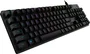 Logitech G Teclado Gaming G512 Carbon Mecánico RGB Lightsync, Interruptores GX Brown, Portugués, Color Carbono, Ref. 920-009434