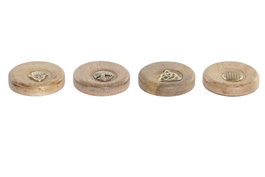 DKD Home Decor Soporte para Incienso Árbol de la Vida de Madera de Mango
