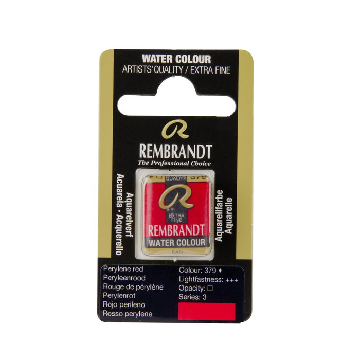 Rembrandt Acuarela Pastilla Rojo Perileno 379 Rembrandt Acuarela Pastilla Rojo Perileno 379