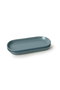 Hermia X00019050 Juego de Platos de Servicio en Gres Cerámico Color Verde Mate (2 Piezas)