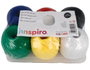 Innspiro Set de 6 Ovillos de Hilo Terylene Colores Básicos 1mm