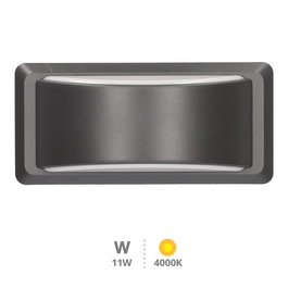 GSC Evolution Aplique pared LED Anthe 11W Gris antracita