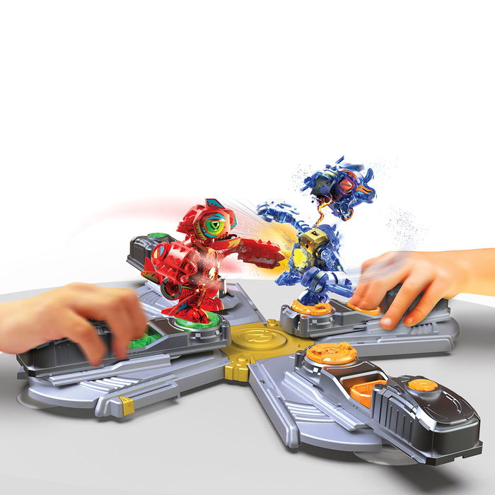 Bizak Estadio Arena Biosaurus Kombate 62008660 Arena de Combate para 4 Jugadores con Efectos de Luz y Sonido