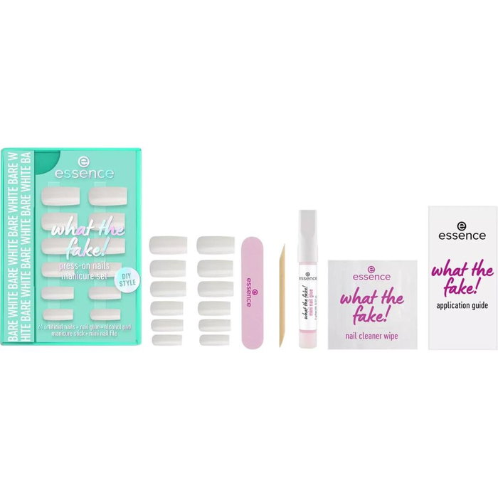 Essence What the Fake! Uñas Postizas Estuche 04-Bare White