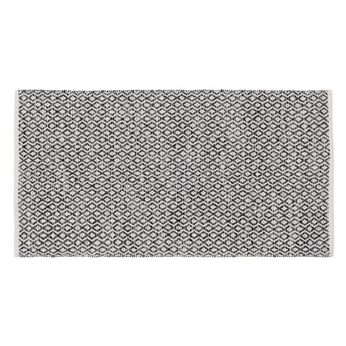 Ixia Alfombra Gris Tejida a Mano 80 x 150 cm Ixia Alfombra Gris Tejida a Mano 80 x 150 cm