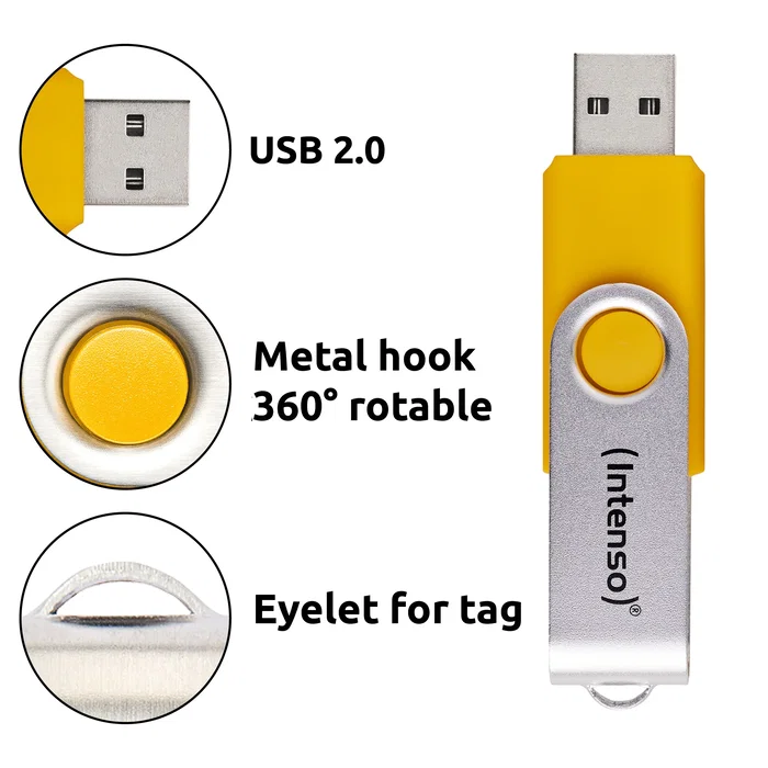 Intenso Office Line 5x 64GB USB Stick 3.2 Multicolor Intenso Office Line 5x 64GB USB Stick 3.2 Multicolor