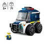 LEGO City Furgoneta de Policía 60481, Juego de Construcción de 71 Piezas