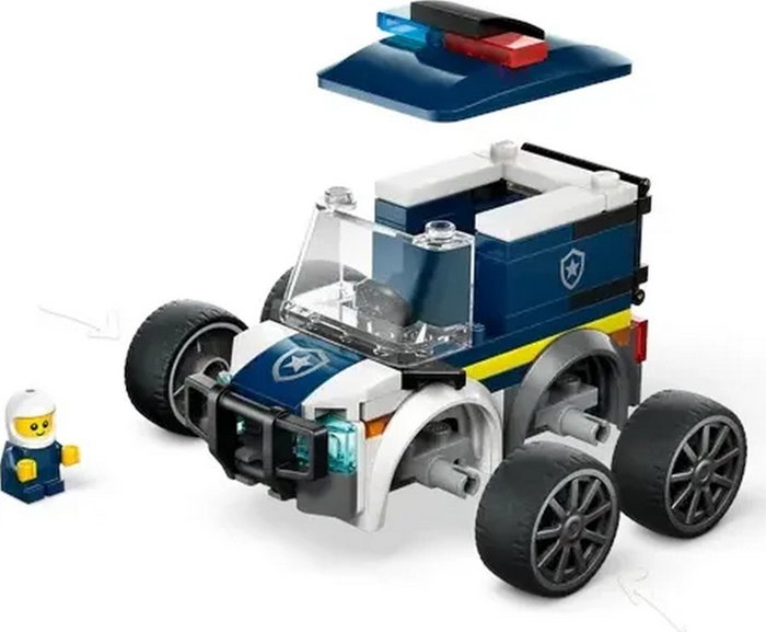 LEGO City Furgoneta de Policía 60481, Juego de Construcción de 71 Piezas
