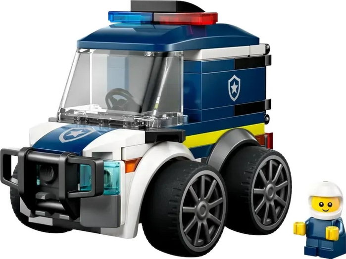 LEGO City Furgoneta de Policía 60481, Juego de Construcción de 71 Piezas