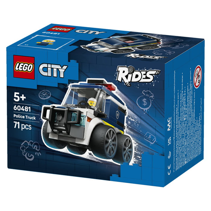 LEGO City Furgoneta de Policía 60481, Juego de Construcción de 71 Piezas