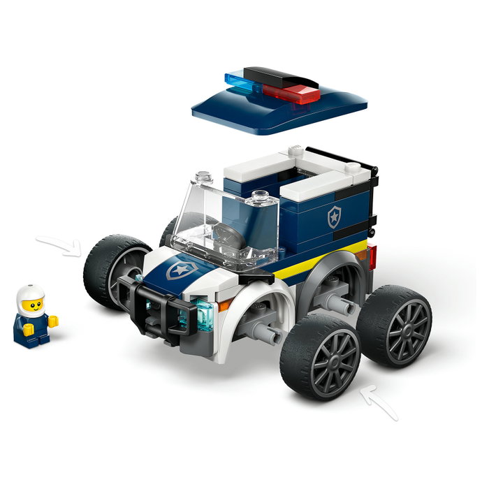 LEGO City Furgoneta de Policía 60481, Juego de Construcción de 71 Piezas