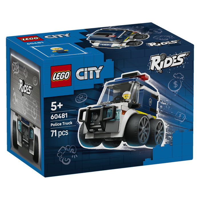 LEGO City Furgoneta de Policía 60481, Juego de Construcción de 71 Piezas
