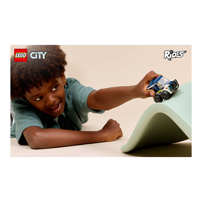 LEGO City Furgoneta de Policía 60481, Juego de Construcción de 71 Piezas