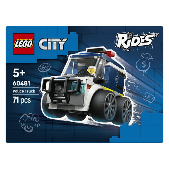 LEGO City Furgoneta de Policía 60481, Juego de Construcción de 71 Piezas