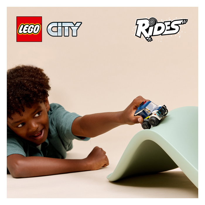 LEGO City Furgoneta de Policía 60481, Juego de Construcción de 71 Piezas