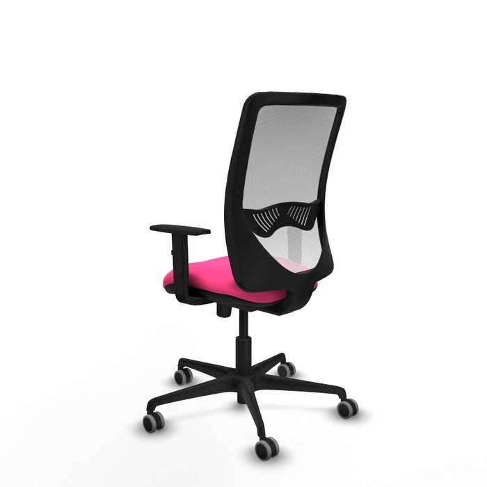 PIQUERAS Y CRESPO Silla de oficina Zulema con mecanismo Sincro, Rosa y Blanco PIQUERAS Y CRESPO Silla de oficina Zulema con mecanismo Sincro, Rosa y Blanco