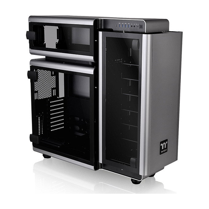 Thermaltake Level 20 TG Ultra Tower PC Gaming Aluminio Negro Gris 3 Ventiladores 140mm Thermaltake Level 20 TG Ultra Tower PC Gaming Aluminio Negro Gris 3 Ventiladores 140mm
