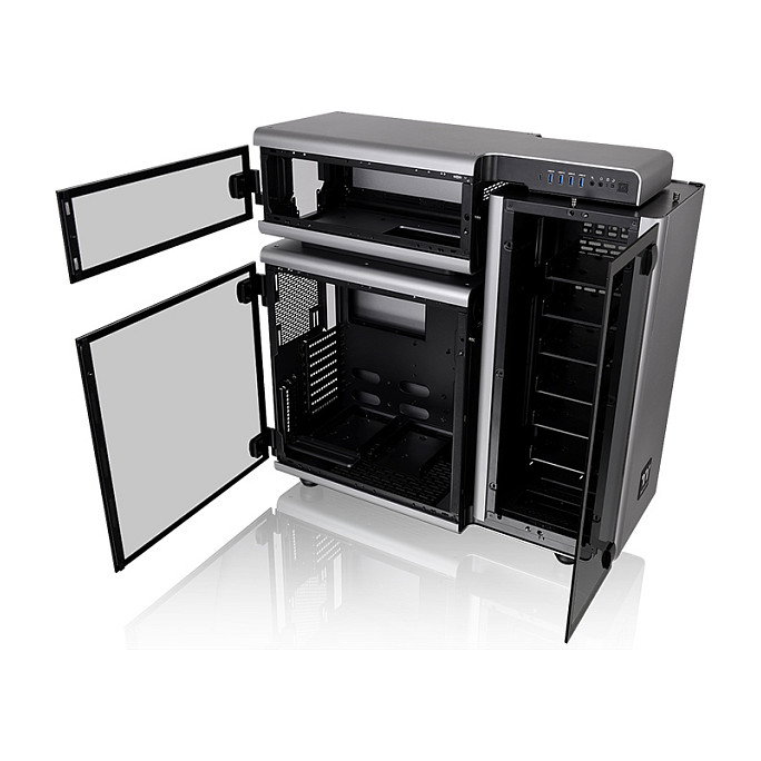 Thermaltake Level 20 TG Ultra Tower PC Gaming Aluminio Negro Gris 3 Ventiladores 140mm Thermaltake Level 20 TG Ultra Tower PC Gaming Aluminio Negro Gris 3 Ventiladores 140mm