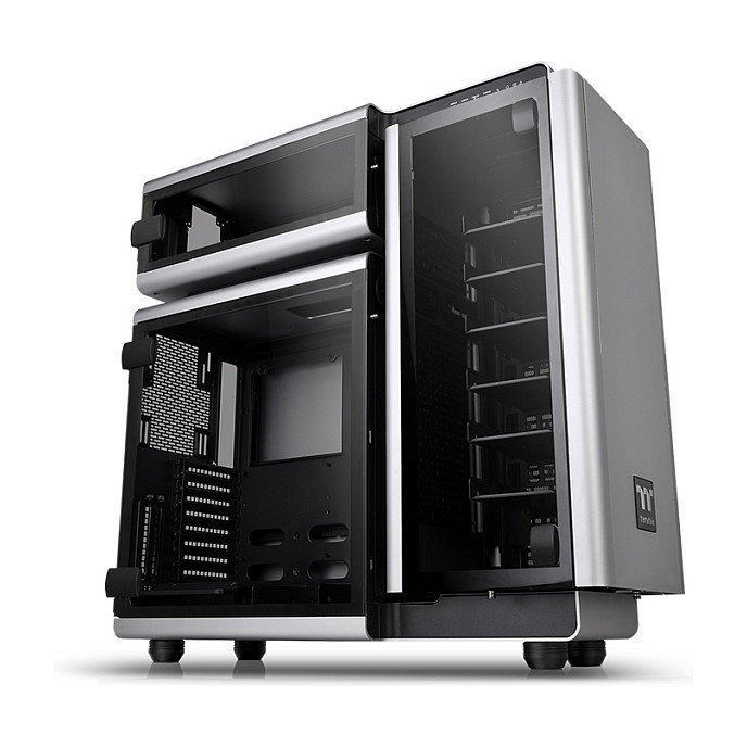 Thermaltake Level 20 TG Ultra Tower PC Gaming Aluminio Negro Gris 3 Ventiladores 140mm Thermaltake Level 20 TG Ultra Tower PC Gaming Aluminio Negro Gris 3 Ventiladores 140mm