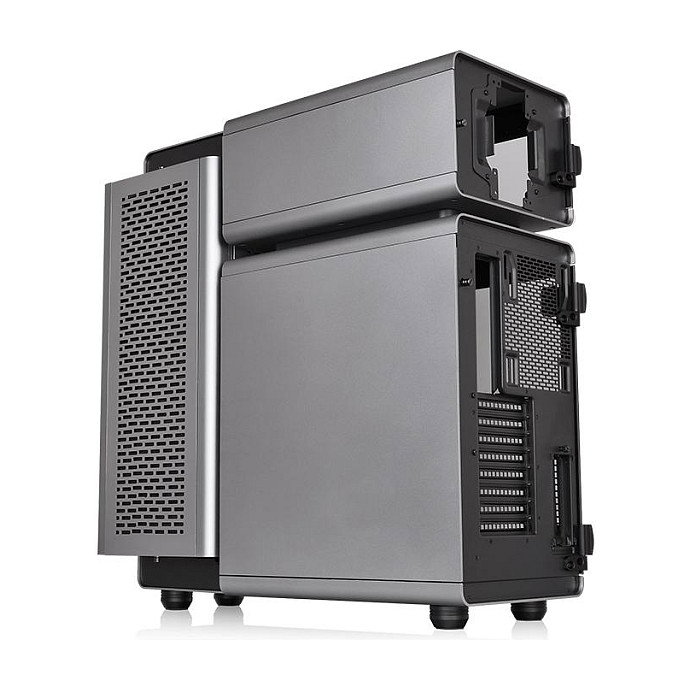 Thermaltake Level 20 TG Ultra Tower PC Gaming Aluminio Negro Gris 3 Ventiladores 140mm Thermaltake Level 20 TG Ultra Tower PC Gaming Aluminio Negro Gris 3 Ventiladores 140mm