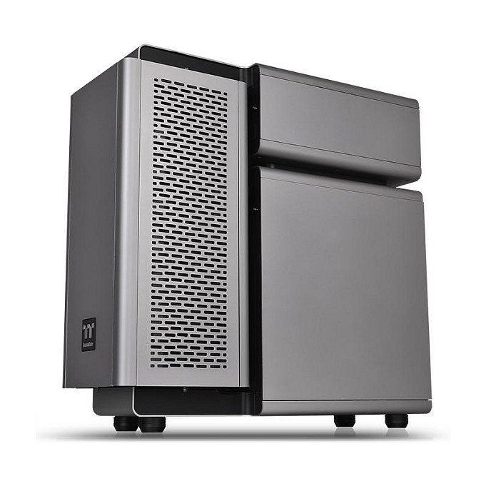 Thermaltake Level 20 TG Ultra Tower PC Gaming Aluminio Negro Gris 3 Ventiladores 140mm Thermaltake Level 20 TG Ultra Tower PC Gaming Aluminio Negro Gris 3 Ventiladores 140mm