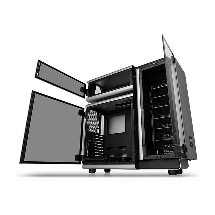 Thermaltake Level 20 TG Ultra Tower PC Gaming Aluminio Negro Gris 3 Ventiladores 140mm Thermaltake Level 20 TG Ultra Tower PC Gaming Aluminio Negro Gris 3 Ventiladores 140mm