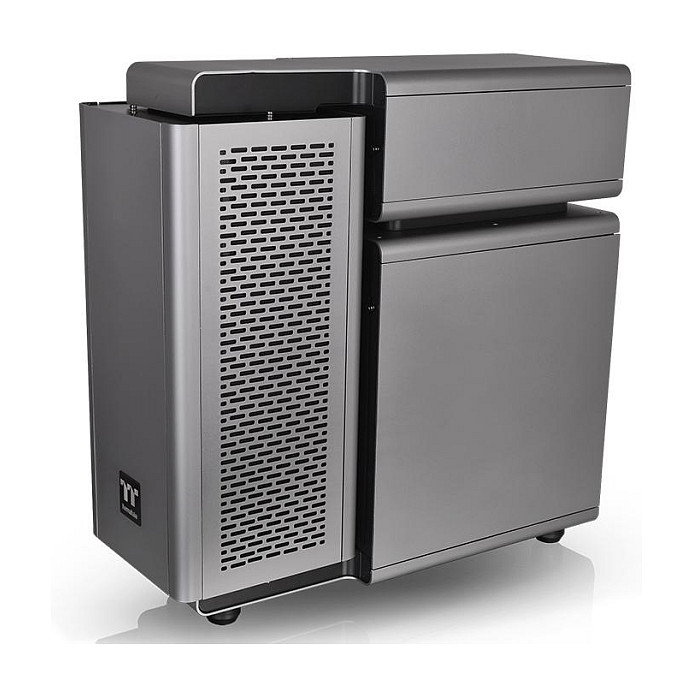 Thermaltake Level 20 TG Ultra Tower PC Gaming Aluminio Negro Gris 3 Ventiladores 140mm Thermaltake Level 20 TG Ultra Tower PC Gaming Aluminio Negro Gris 3 Ventiladores 140mm