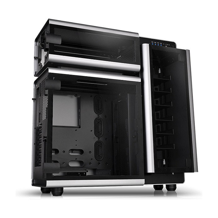 Thermaltake Level 20 TG Ultra Tower PC Gaming Aluminio Negro Gris 3 Ventiladores 140mm Thermaltake Level 20 TG Ultra Tower PC Gaming Aluminio Negro Gris 3 Ventiladores 140mm