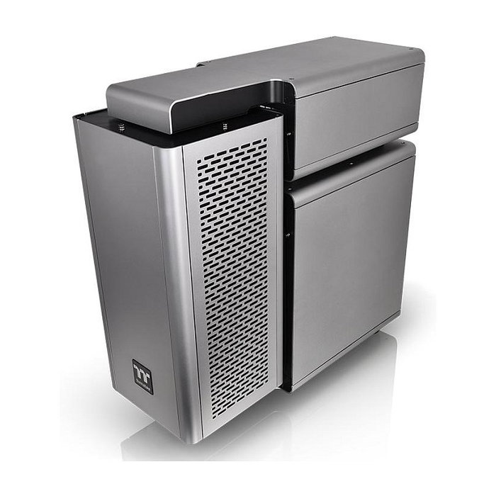 Thermaltake Level 20 TG Ultra Tower PC Gaming Aluminio Negro Gris 3 Ventiladores 140mm Thermaltake Level 20 TG Ultra Tower PC Gaming Aluminio Negro Gris 3 Ventiladores 140mm