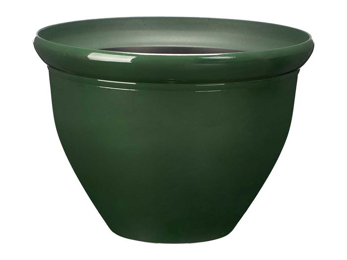 IBERGARDEN Maceta Redonda 25 cm Plástico Azul Rojo Verde Surtidos (Set de 12)