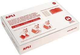 APLI PAPER Forro para libros ajustable 22x53 cm PVC 130 micras, 100 unidades