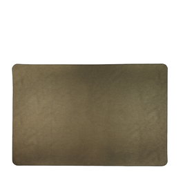 OYV Mantel Rectangular Placemat de Piel Sintética Cobre, 43x30 cm (Set de 12)