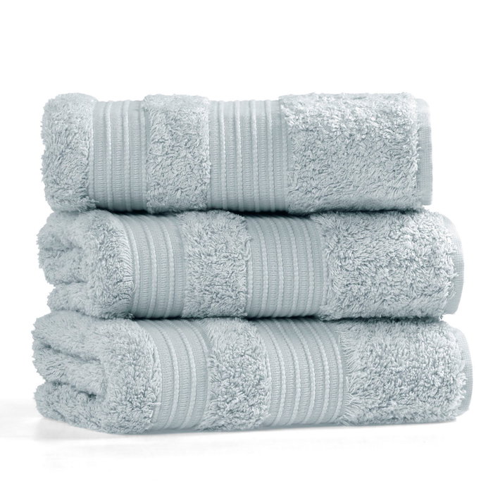 Mijölnir Toalla de Manos London - Azul, 60% Algodón y 40% Bambú, 685 gr/m², 50 x 90 cm Mijölnir Toalla de Manos London - Azul, 60% Algodón y 40% Bambú, 685 gr/m², 50 x 90 cm