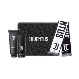 Juventus Set: Gel de Ducha, Desodorante y Bufanda Textil para Hombre