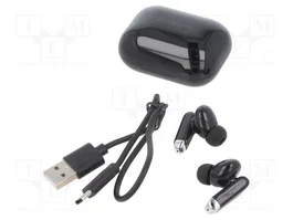 GEMBIRD FITEAR-X300B Auriculares Inalámbricos con Micrófono Negro