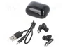 GEMBIRD FITEAR-X300B Auriculares Inalámbricos con Micrófono Negro