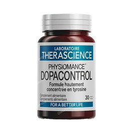 THERASCIENCE Dopacontrol 30 Cap. Fórmula L-tirosina Precursor Dopamina y Vitaminas B Sistema Nervioso