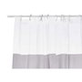 Cortina de Ducha Berilo Gris Transparente Plástico PEVA 180 x 180 cm 16 x 28,5 x 4 cm (12 Unidades)