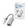 LogiLink Adaptador USB 3.2 Gen1 USB-A/C a Gigabit Ethernet en aluminio