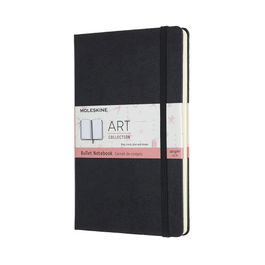 Moleskine ARTBULNT3 Libreta de Arte Bullet L (13x21cm) Negra Tapa Dura Hojas Punteadas 150 uds 120g/m²