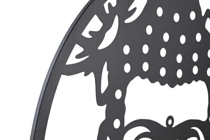 DKD Home Decor Decoración de Pared Oriental Metal Negro 60 x 60 cm (4 Unidades) DKD Home Decor Decoración de Pared Oriental Metal Negro 60 x 60 cm (4 Unidades)