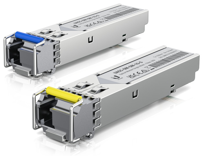 Ubiquiti UACC-OM-SM-1G-S-2 Módulo Transceptor SFP de Fibra Óptica, Pack de 2