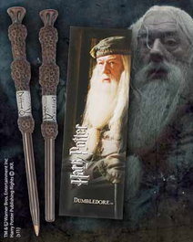 Noble Partners Distribution Sprl Bolígrafo Varita y Marcapáginas Albus Dumbledore Harry Potter