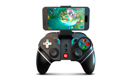 Krom Gamepad KEXAL NXKROMKXL Inalámbrico/Cable Bluetooth/USB Negro, Rojo, Blanco para Android, Nintendo Switch, PC, iOS