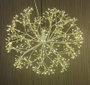 DKD Home Decor Bola de Decoración LED 45x45x45 600L IP44 Luz Cálida
