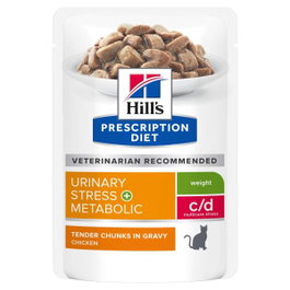 Hill's HPD Feline c/d Urinary Stress + Metabolic 12x85g