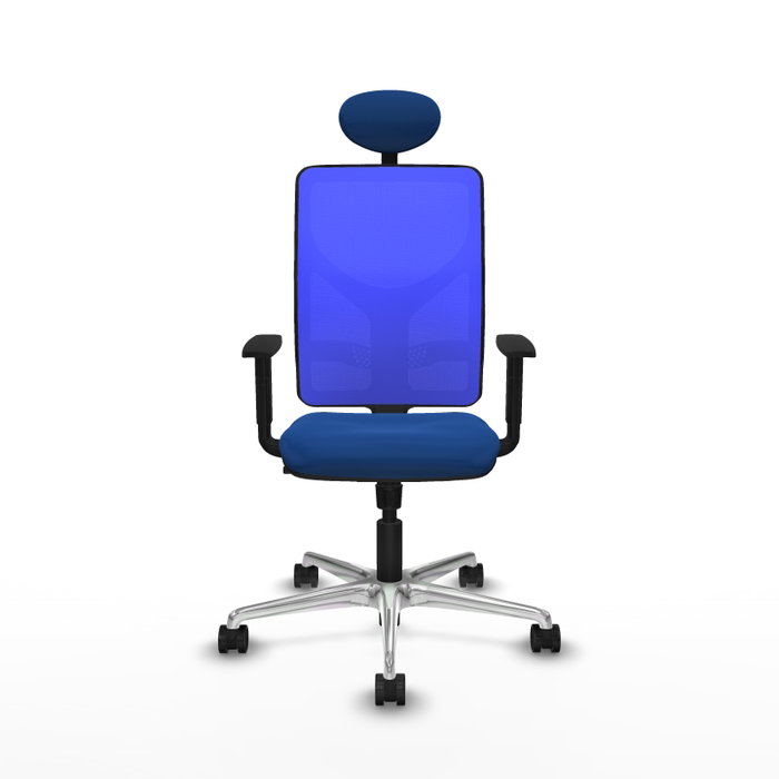 PIQUERAS Y CRESPO Silla de oficina Motilla Azul con Mecanismo Sincro PIQUERAS Y CRESPO Silla de oficina Motilla Azul con Mecanismo Sincro