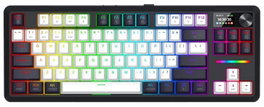 Redragon Wildslash LCD Pro K746WB-RGB-PRO Teclado Mecánico Inalámbrico Bluetooth RGB 84 Teclas PC Gaming