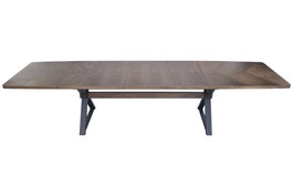 DKD Home Decor Mesa Comedor Extensible Marron Negro 200 x 97 x 75 cm