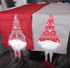 DKD Home Decor Camino de Mesa de Poliéster Rojo 34x170x1 cm